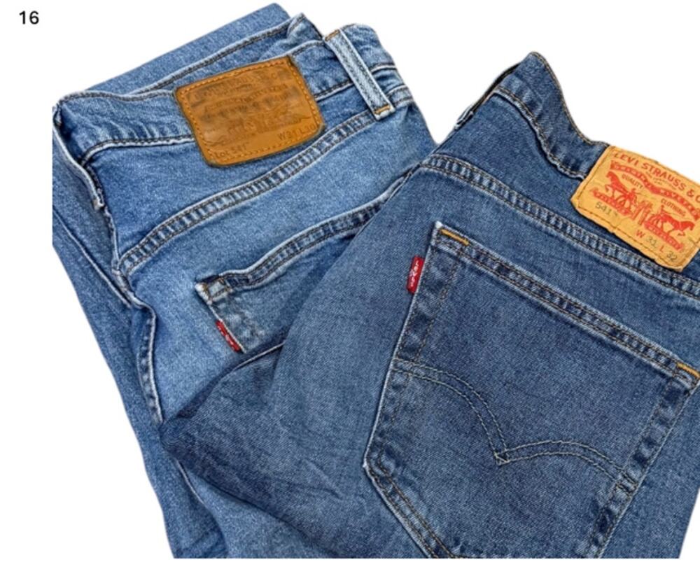 Levis 541 505 Jeans Lot 2 Mens W31 Blue Denim Bundle #16